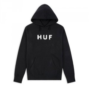 Sudadera HUF Essentials OG Logo Negra